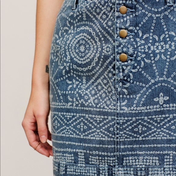 Free People • School Daze Denim Mini Skirt - Picture 3 of 8